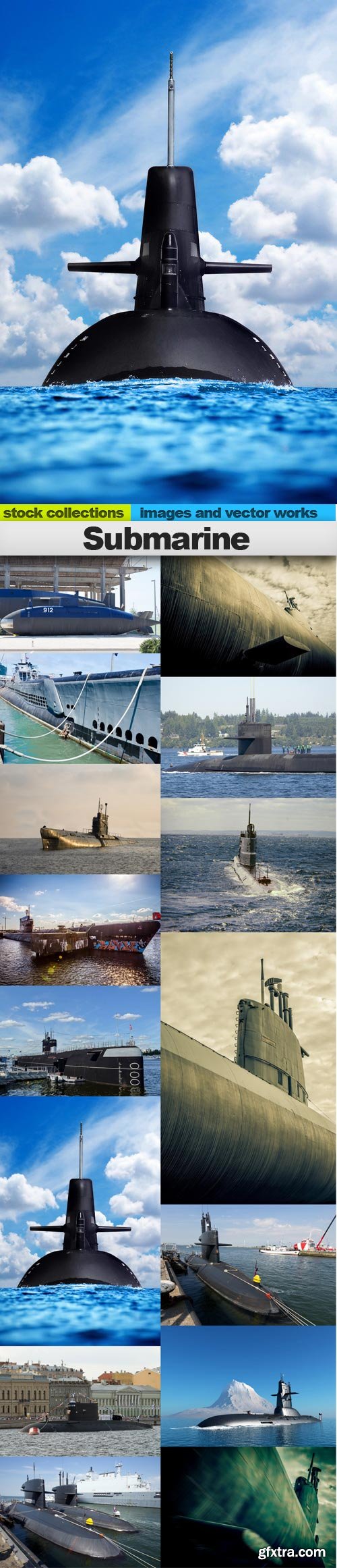 Submarine, 15 x UHQ JPEG