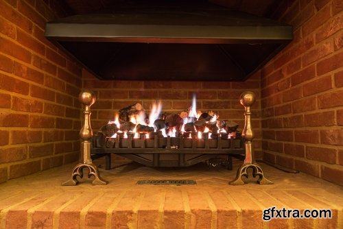 Collection warm place fireplace firewood hearth fire 25 HQ Jpeg