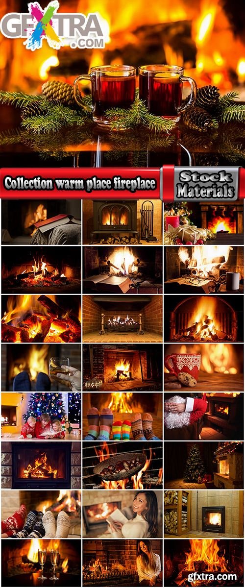 Collection warm place fireplace firewood hearth fire 25 HQ Jpeg