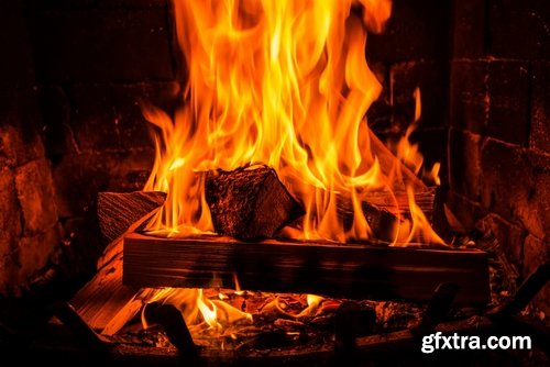 Collection warm place fireplace firewood hearth fire 25 HQ Jpeg