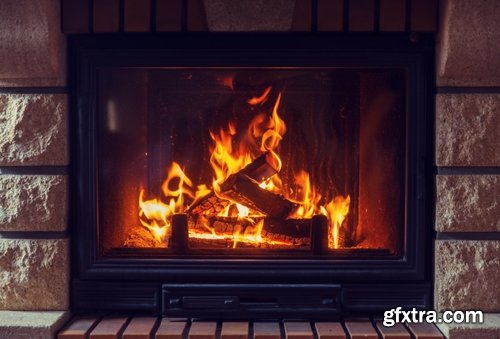 Collection warm place fireplace firewood hearth fire 25 HQ Jpeg