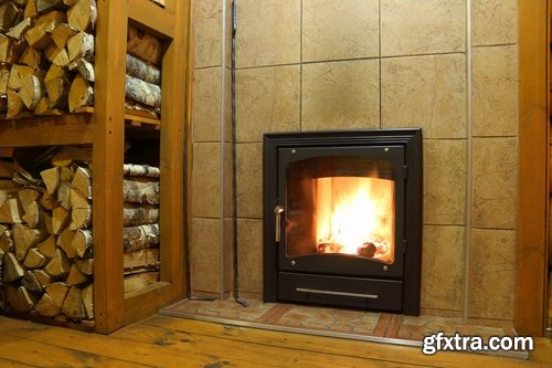 Collection warm place fireplace firewood hearth fire 25 HQ Jpeg