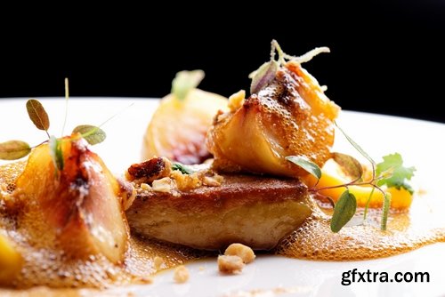 Collection foie gras fried duck sternum delicacy dishes presentation 25 HQ Jpeg