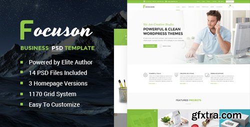 ThemeForest - Focuson - Business PSD Template 14467615