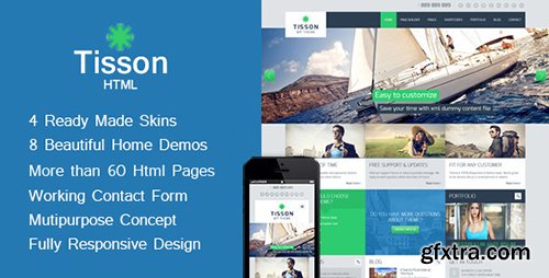 ThemeForest - Tisson v1.0 - Multipurpose HTML Theme - 12705603