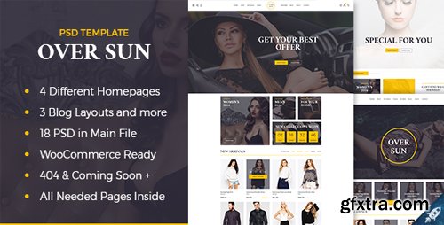 ThemeForest - Over Sun - Multipurpose eCommerce PSD Template 15999164