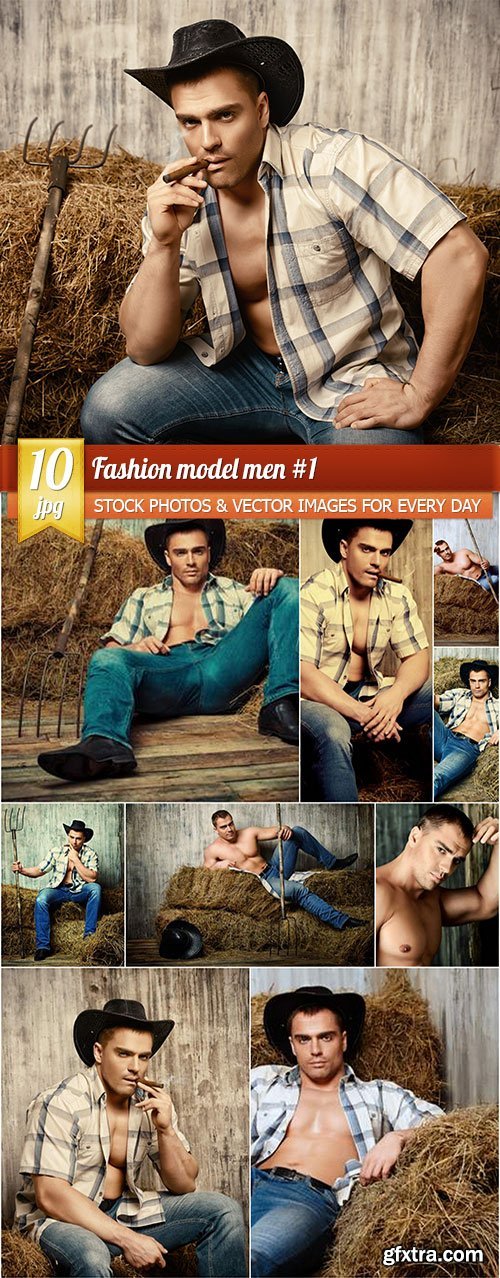 Fashion model men #1, 10 x UHQ JPEG