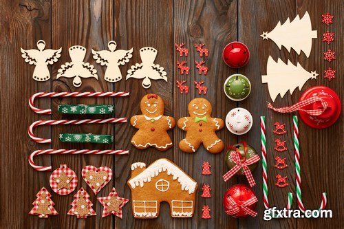 Christmas Sweets & Decorations - 24xUHQ JPEG