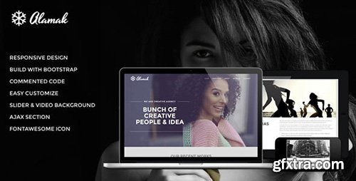 ThemeForest - Alamak v1.0 - Responsive One Page Portfolio - 6366889