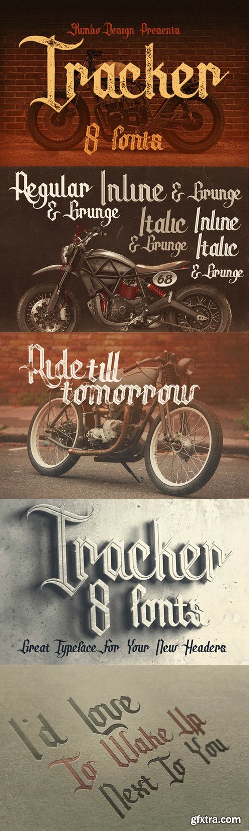 CM - Tracker - Vintage Style Font 698294