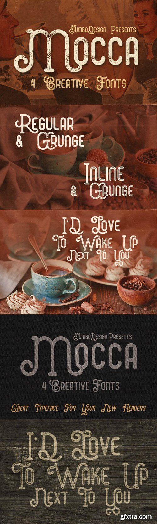 CM - Mocca - Vintage Style Font 855874