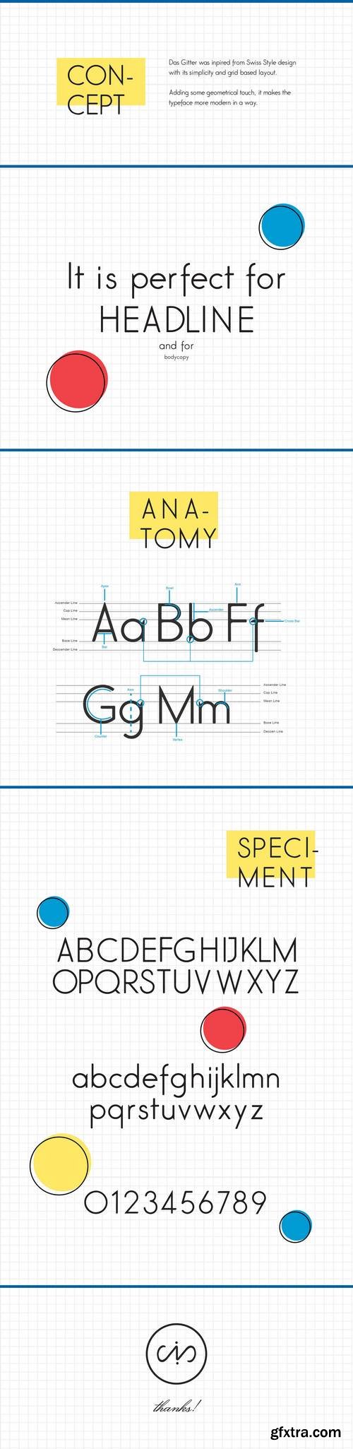 Das Gitter Typeface