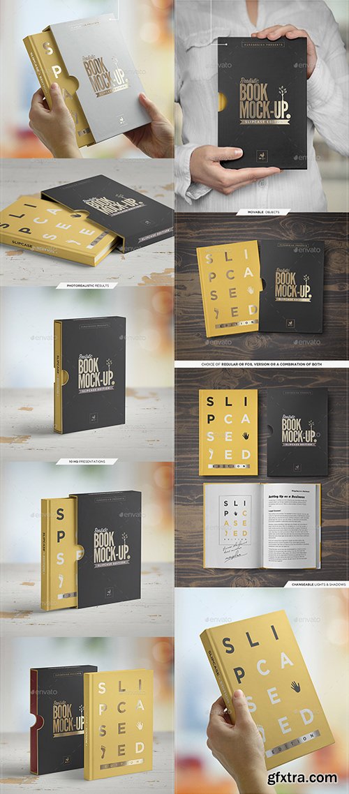 Graphicriver Book Mock-up / Slipcase Edition 9332736