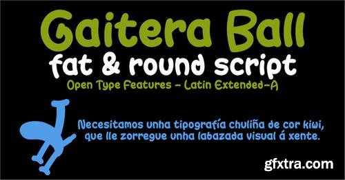 Gaitera Ball font