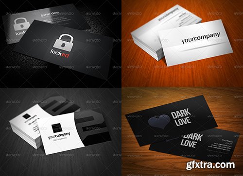 Graphicriver Business Cards Bundle 2 - 5 in 1 350265