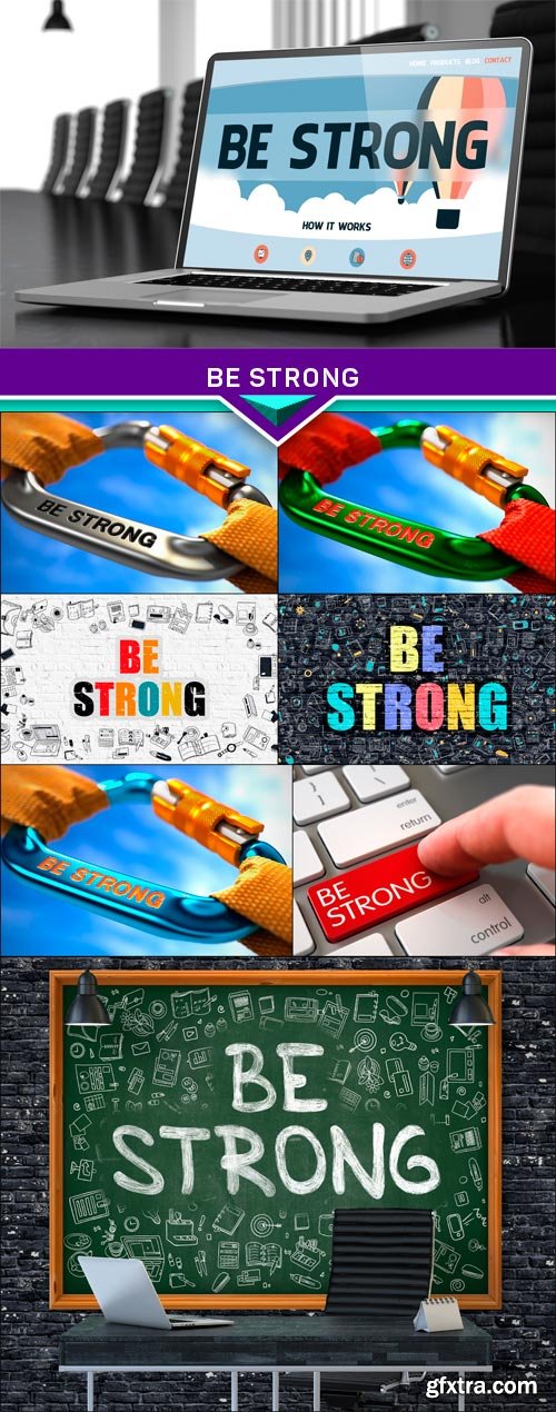 Be Strong background Concepts 8X JPEG