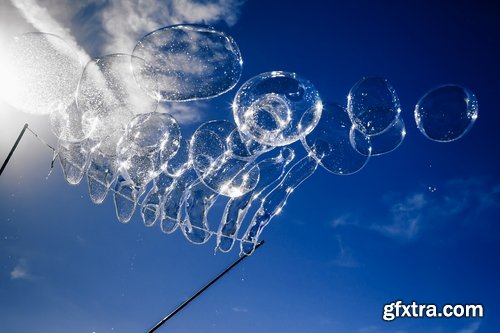 Collection soap bubble female child blowing bubbles 25 HQ Jpeg