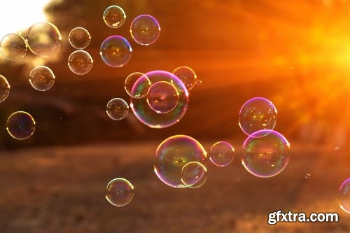 Collection soap bubble female child blowing bubbles 25 HQ Jpeg