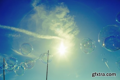 Collection soap bubble female child blowing bubbles 25 HQ Jpeg