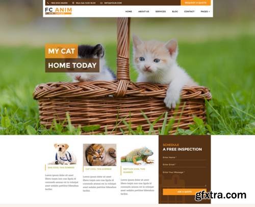 FC ANIM - Animal Website Template - CM 957481