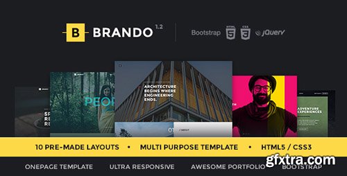 ThemeForest - Brando v1.0 - Responsive & Multipurpose OnePage Template - 13486658