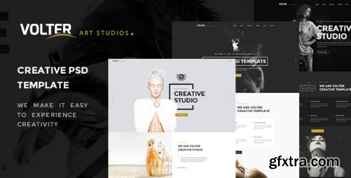 ThemeForest - Volter - Creative PSD Template 14954425