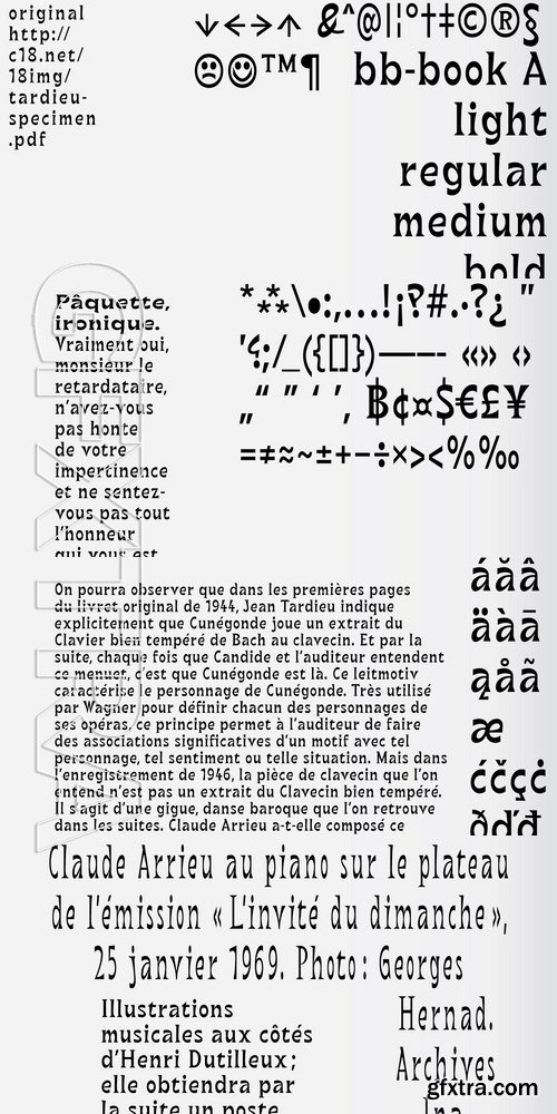 BB-book A - 4 fonts: $155.00