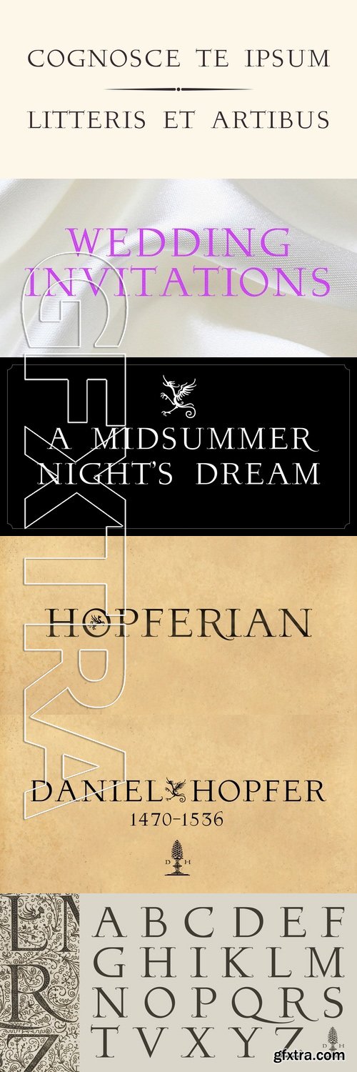 Hopferian - 3 fonts: $50.00