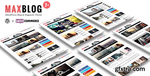 ThemeForest - MaxBlog v7.0 - Flat News Magazine Blog WP - 9728399