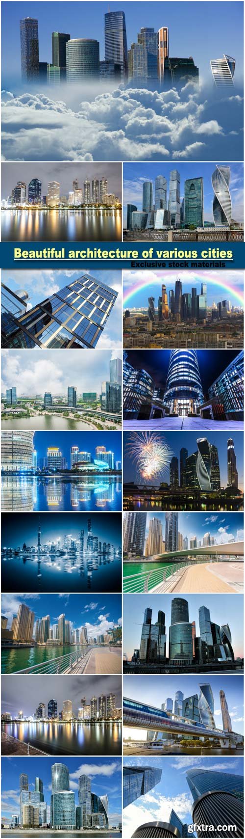 Beautiful architecture of various cities