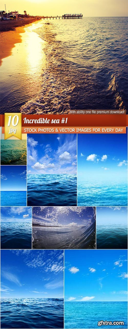 Incredible sea #1, 10 x UHQ JPEG