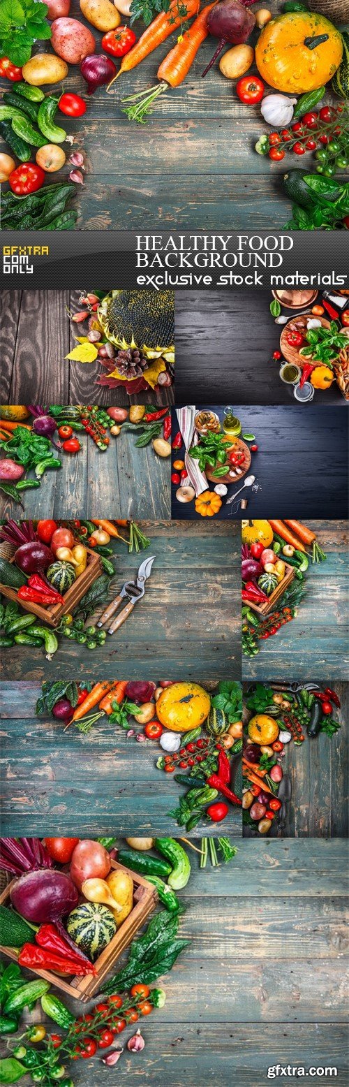 Healthy Food Background - 10 UHQ JPEG