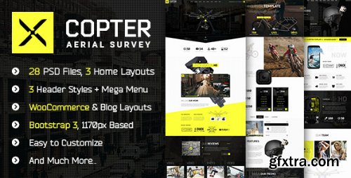 ThemeForest - X-Copter - Best Photo & Video Company PSD Template 13288600