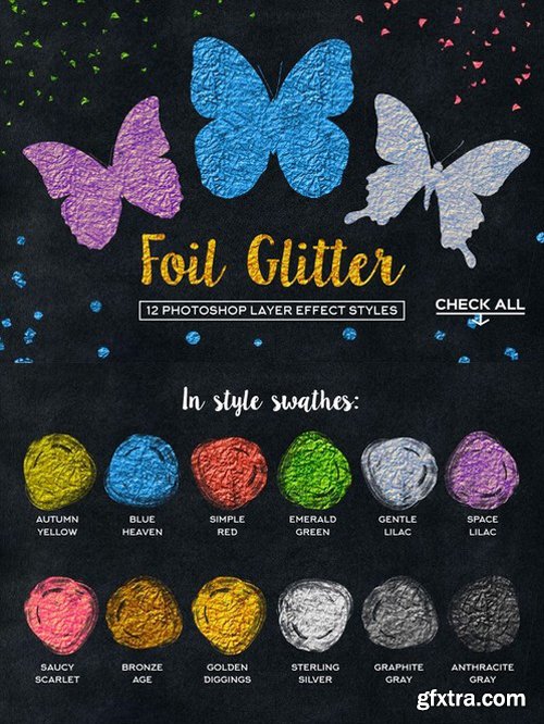 CM - Foil Glitter Palette For Photoshop 925449