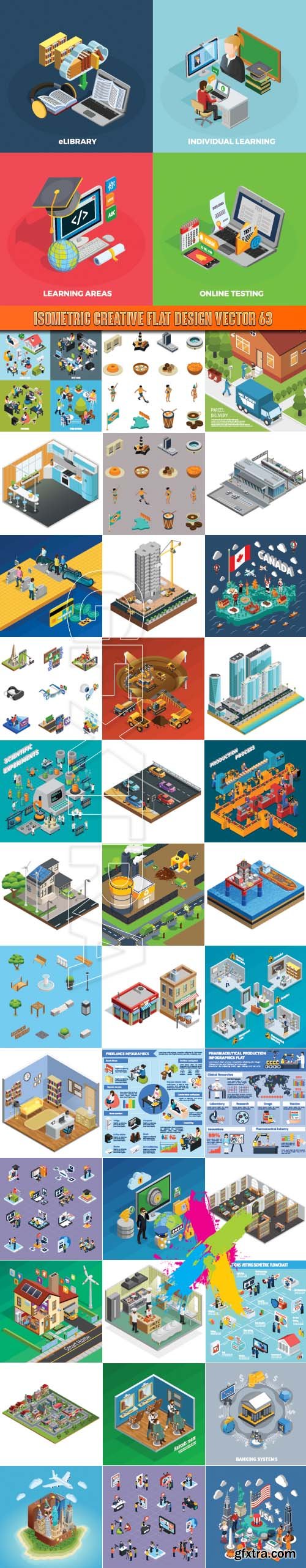 Isometric creative flat design vector 63