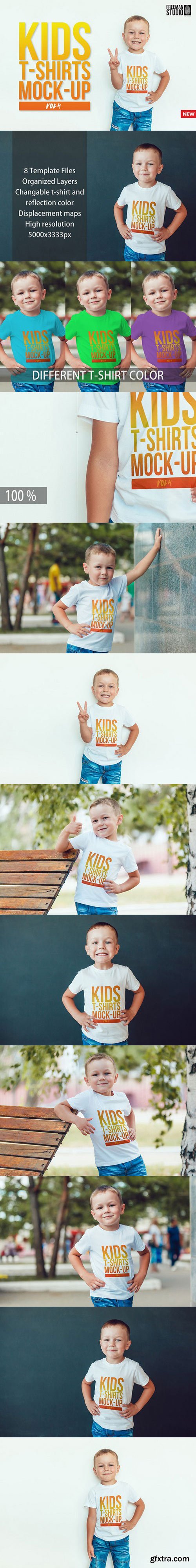 CM - Kids T-Shirt Mock-Up Vol 4 920739