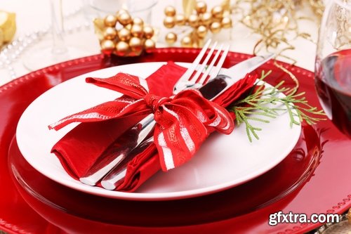 Collection of festive dinner table setting triumph 25 HQ Jpeg