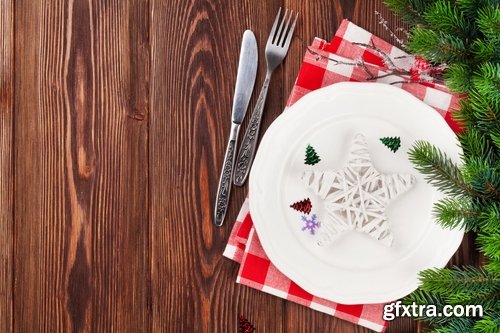 Collection of festive dinner table setting triumph 25 HQ Jpeg