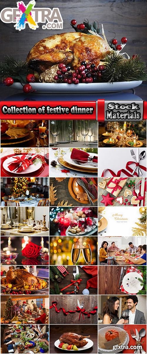 Collection of festive dinner table setting triumph 25 HQ Jpeg