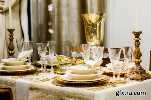 Collection of festive dinner table setting triumph 25 HQ Jpeg