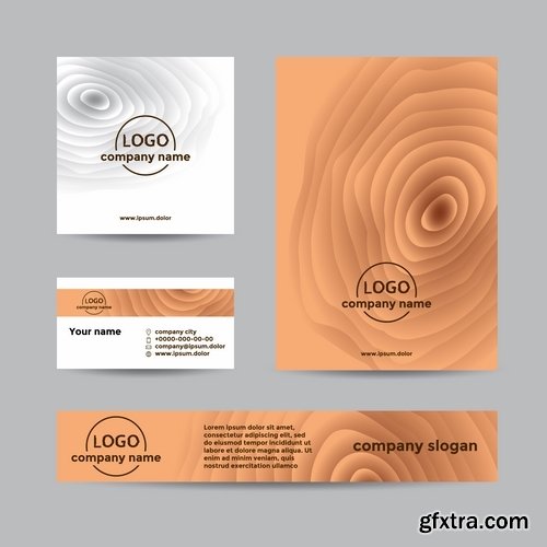 Collection of cover vector banner picture card flyer poster invitation card 7-25 EPS