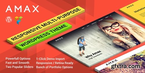 ThemeForest - Amax v1.1.0.1 - Responsive Multi-Purpose WordPress Theme - 11458572