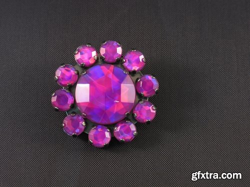 Collection of jewelry jewel gemstone bangle brooch 25 HQ Jpeg