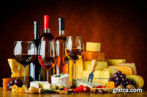 Collection of cheese still life wine 25 HQ Jpeg