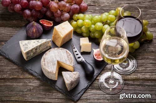 Collection of cheese still life wine 25 HQ Jpeg