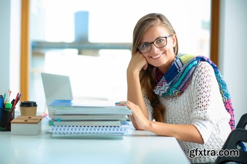 Collection of business woman girl woman working on a laptop computer 25 HQ Jpeg