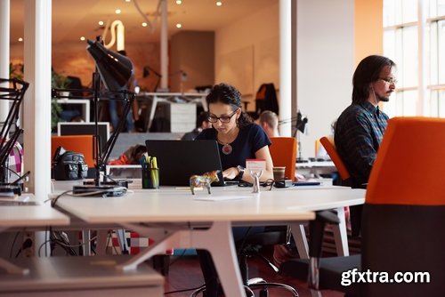 Collection of business woman girl woman working on a laptop computer 25 HQ Jpeg