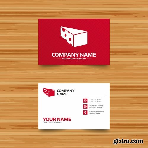 Collection gift certificate business card banner flyer calling card poster 7-25 EPS