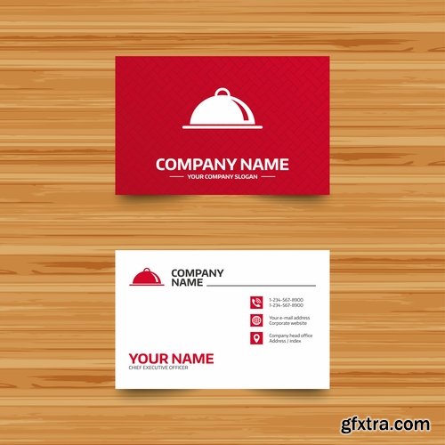 Collection gift certificate business card banner flyer calling card poster 7-25 EPS