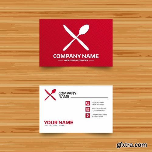 Collection gift certificate business card banner flyer calling card poster 7-25 EPS